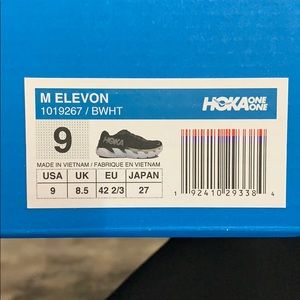 Men’s Hoka One One Elevon size 9